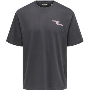 Onsnathan - T-shirts - Katoen - Korte Mouwen - Relaxed Fit - Bedrukt Detail