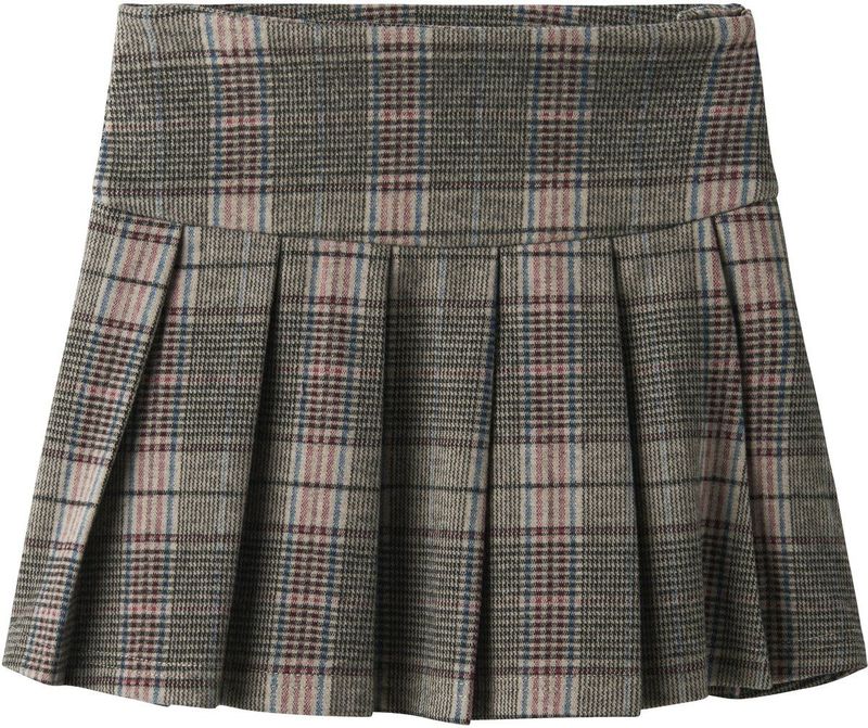 Rok - Geruit - Plooirok - Zware Jersey