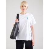 PIECES - PCALIFI FASTTRACK - T-shirt - Groen - Rosa - Rood - Wit