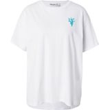 PIECES - PCALIFI FASTTRACK - T-shirt - Groen - Rosa - Rood - Wit