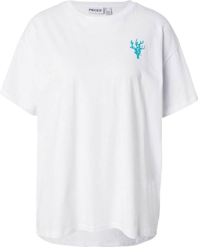 PIECES - PCALIFI FASTTRACK - T-shirt - Groen - Rosa - Rood - Wit