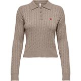 Only, Dames, Truien, Bruin, Maat: XS