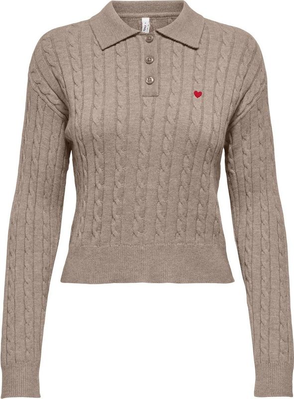Only, Dames, Truien, Bruin, Maat: XS
