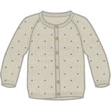 Biologisch Katoen - Gebreide Cardigan - Lange Mouwen - Ronde Hals