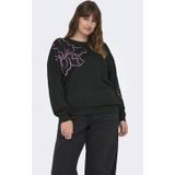 ONLY CARMAKOMA - CARODESSA O-NECK SWT JRS - Dames - Sweaters