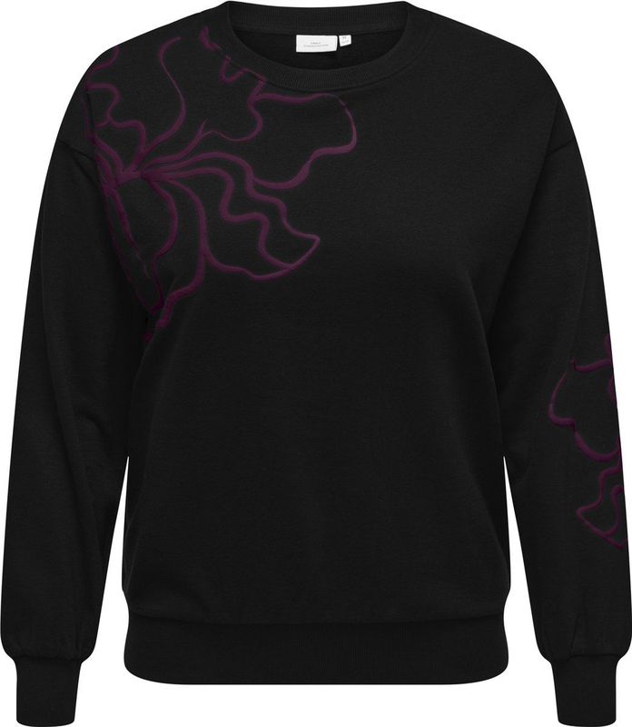 ONLY CARMAKOMA - CARODESSA O-NECK SWT JRS - Dames - Sweaters