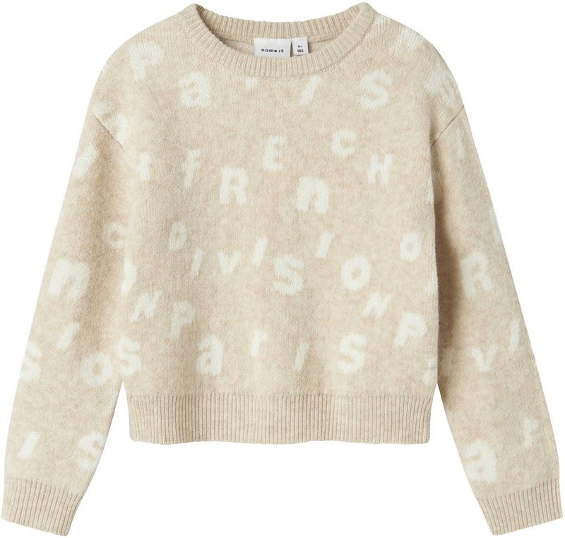 NAME IT - Trui - Zacht - 100% Polyester - Lange Mouwen - Ronde Hals