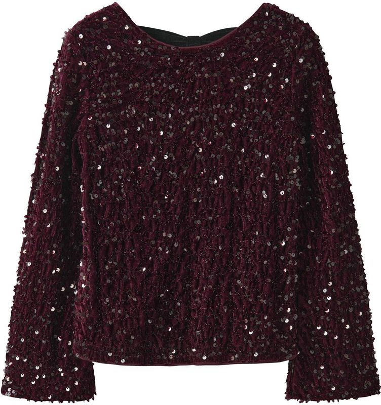 Blouse - Geweven Stof - Strik - Lange Mouwen - Regular Fit