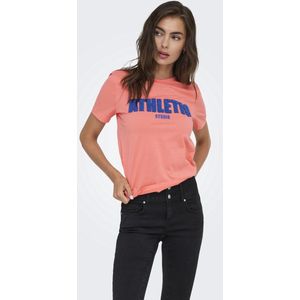 ONLY - T-shirt - Katoen - Ronde Hals - Regular Fit