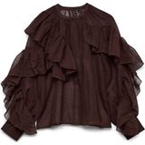 Vmsabrina - Blouse - Lange Mouwen - Ruches - Regular Fit