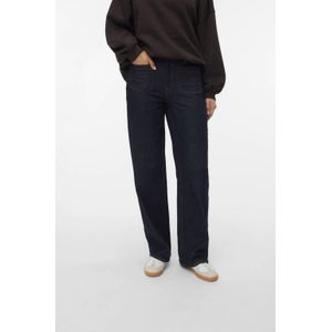 VERO MODA - VMTESSA - Jeans - Donkerblauw - High Waist Wide Leg