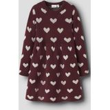 Gebreid Jurk - Knielengte - Lange Mouwen - Regular Fit