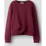 NAME IT - NKFORLIA LS SHORT NREG SWEAT BRU - Meisjes - Sweatshirt