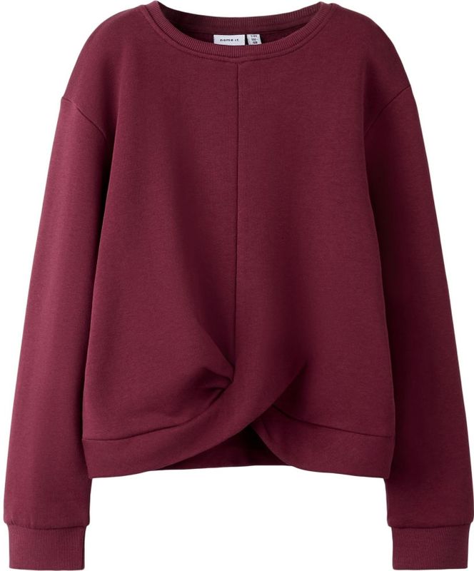 NAME IT - NKFORLIA LS SHORT NREG SWEAT BRU - Meisjes - Sweatshirt