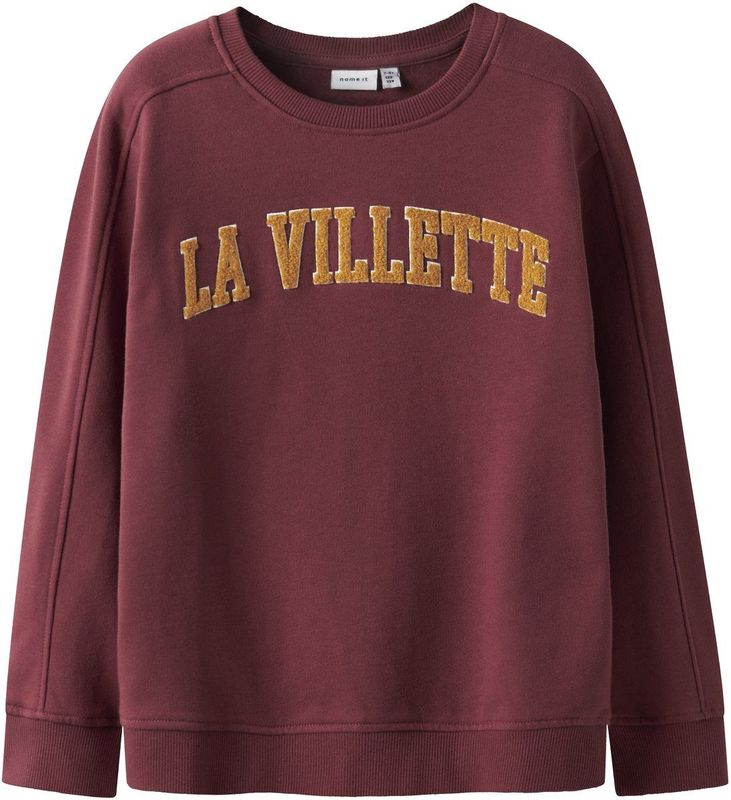 Sweatshirt - Regular Fit - Geborstelde Sweatstof - Lange Mouwen