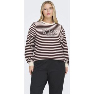 ONLY CARMAKOMA - CARLIZA PEARL PRINT BOX SWT JRS - Dames - Sweaters