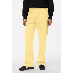 PIECES - PCCHILLI - Sportbroek - Geel - Hoge Taille - Wijde Pijpen
