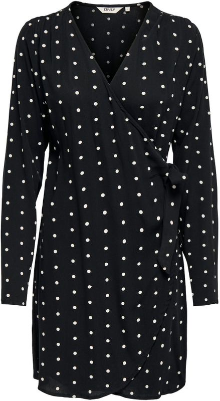 Onlkeshav - Korte Jurk - V-Hals - Lange Mouwen - Regular Fit