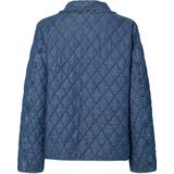 Pieces - Pcaura Short Quilt Jacket - Medium Blue Denim - Dames Jas