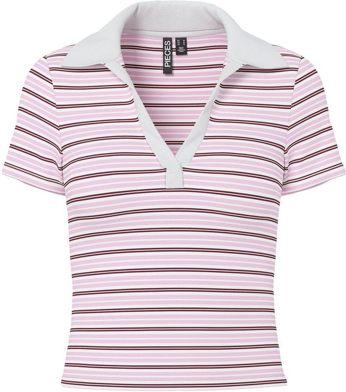 Poloshirt - V-hals - Korte Mouwen - Regular-fit