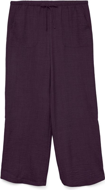 Vero Moda - Melaney - Broek - Hoge Taille - Losse Pasvorm - Wijde Pijpen