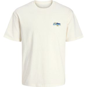 Jack & Jones - Sardinha Shirt - Off White - Blauw - Geel - Junior