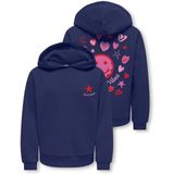 ONLY - KIDS ONLY MEISJES - Hoodie - Met Capuchon - Lange Mouwen - Kangoeroezak