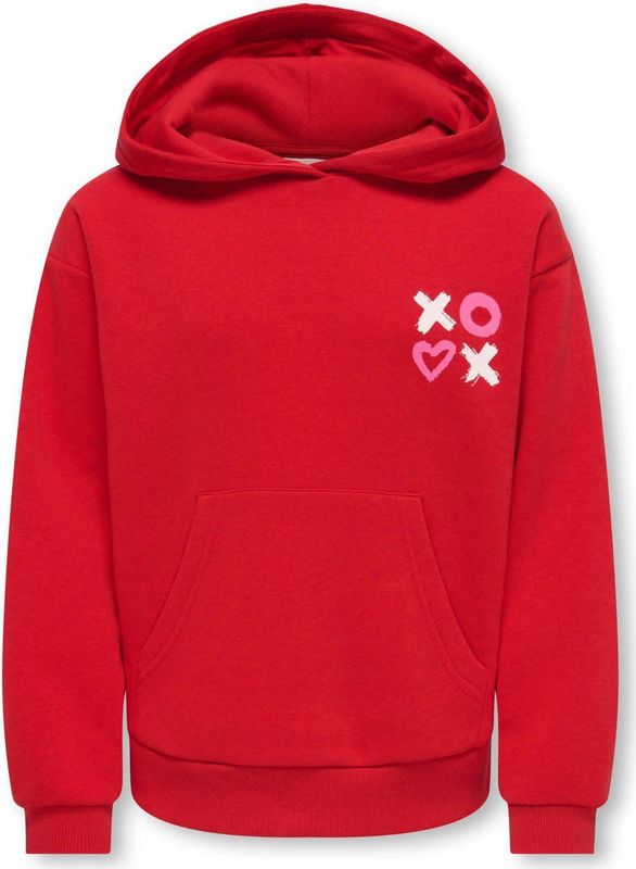 KIDS ONLY - Hoodie - Rood - Met Backprint