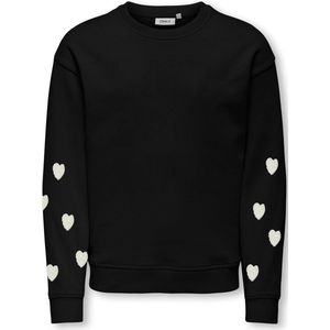 KIDS ONLY GIRL - Sweater - Hartjesprint - Katoen en Polyester