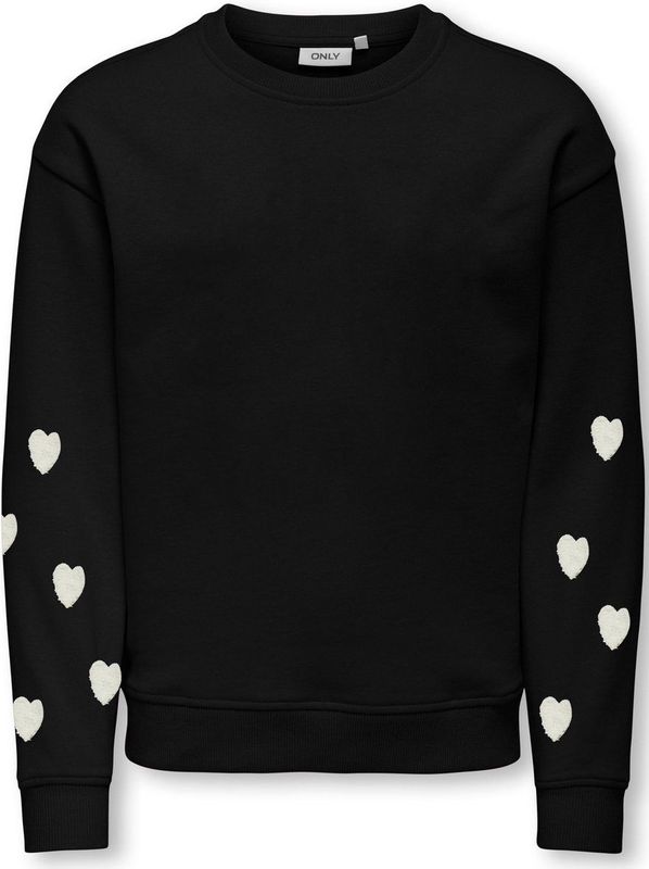 KIDS ONLY GIRL - Sweater - Hartjesprint - Katoen en Polyester