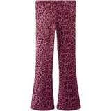 NAME IT KIDS - Bootcut Casual Broek - Donkerrood