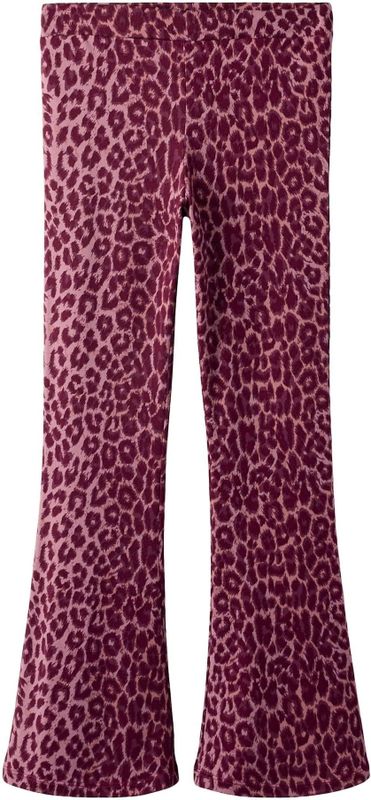 NAME IT KIDS - Bootcut Casual Broek - Donkerrood