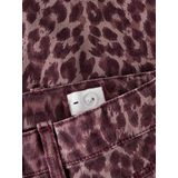 Panterprint Skort - Twill - Short - Mid-waist - Regular Fit