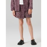 Panterprint Skort - Twill - Short - Mid-waist - Regular Fit