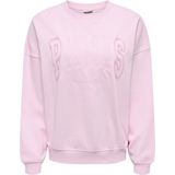 Jacqueline de Yong - Jdymesa O-neck Emb Sweat - Damestrui - Pink Lady