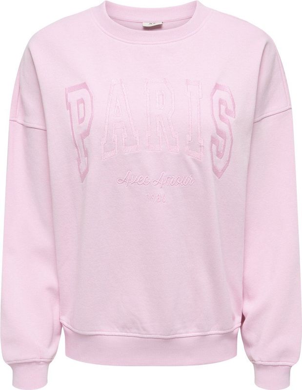 Jacqueline de Yong - Jdymesa O-neck Emb Sweat - Damestrui - Pink Lady