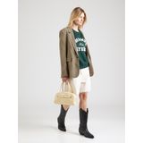 Jacqueline de Yong - Jdymesa O-neck Emb Sweat - Dames Trui - Groen - Regular Fit