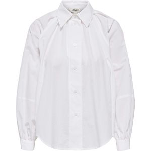Only - Onlriver - Blouse - Off-white - Lange Mouwen