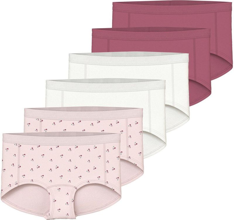 Name It - Hipster - Floral - 6 Eenheden - Zacht en Comfortabel Ondergoed