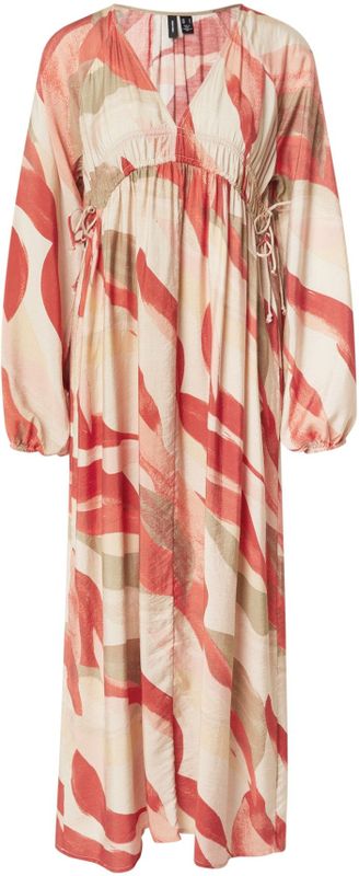 Vmtyra - Lange Jurk - Enkel Lengte - Regular Fit - Vierkante Hals - 2/4 Mouwen