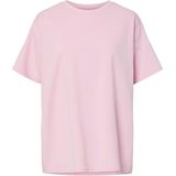 T-shirt - Effen - Jersey - Ronde Hals - Halve Mouw - Wijde Pasvorm