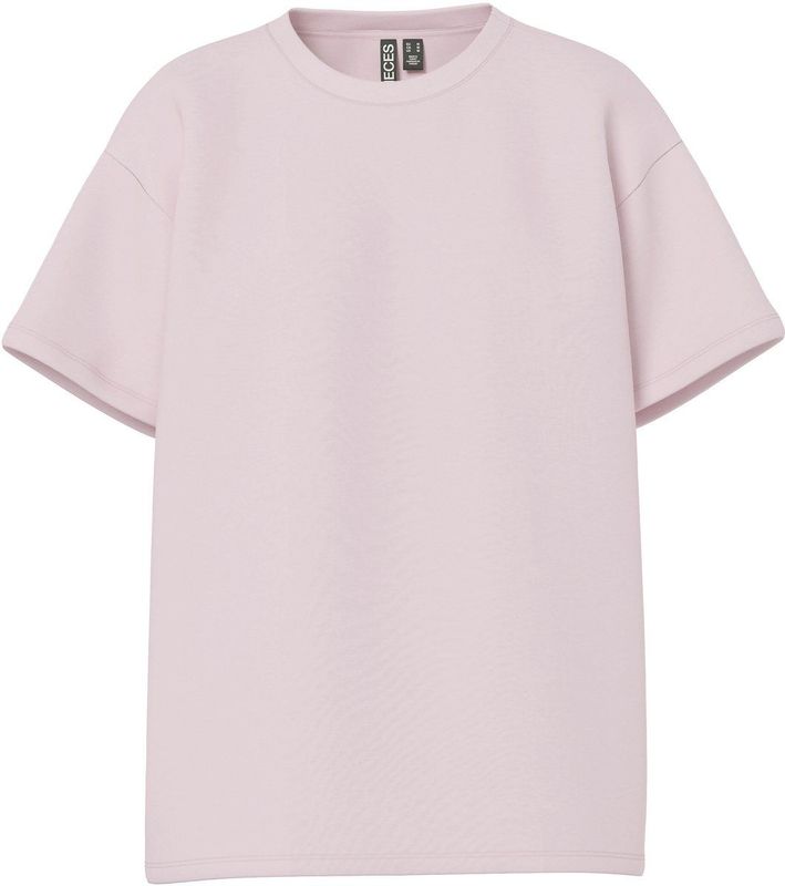 T-shirt - Effen - Jersey - Ronde Hals - Halve Mouw - Wijde Pasvorm