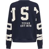 Only - Onlsweat Back/sleeve Print Swt 15356793 - Sweater - Night Sky/Birch Hous