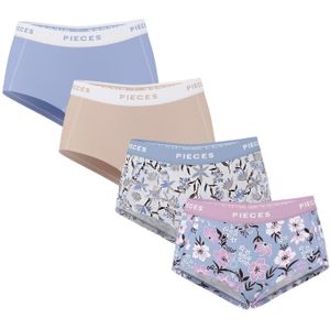Pclogo - Boxershorts - 4-pack - Elastische Tailleband - Gemaakt met Biologisch Katoen