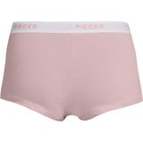 PIECES - PCLOGO - Short - Geel Lichtblauw Roze - Set van 4