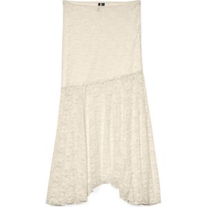 Vero Moda - Lange Rok - Antique White - Nylon/Elastaan - High Waist