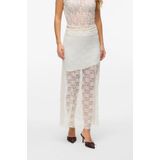 Vero Moda - Lange Rok - Antique White - Nylon/Elastaan - High Waist
