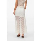Vero Moda - Lange Rok - Antique White - Nylon/Elastaan - High Waist