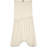 Vero Moda - Lange Rok - Antique White - Nylon/Elastaan - High Waist