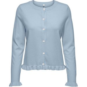 ONLY - ONLCINDEREL - Vest - Lichtblauw - Fijn Gebreid